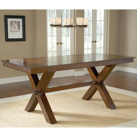 Counter Height Trestle Table